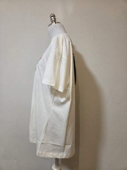 Camiseta Farm Onça Fundo Branco/Off White