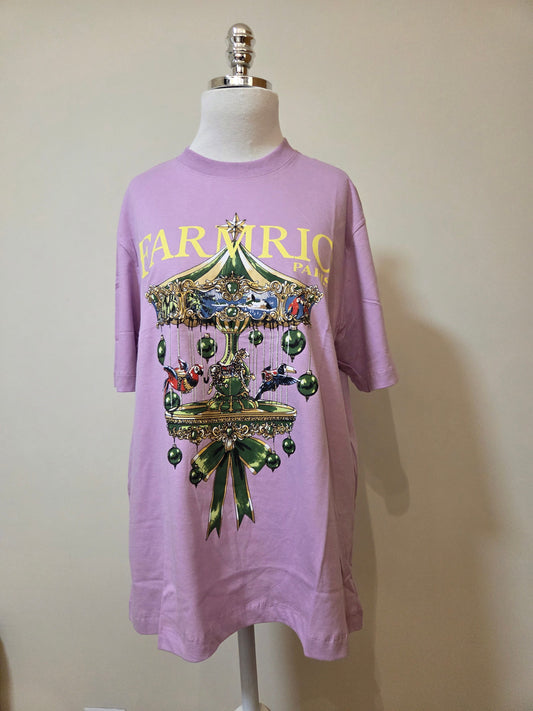 Camiseta Farm Circo Paris - Modelagem Média