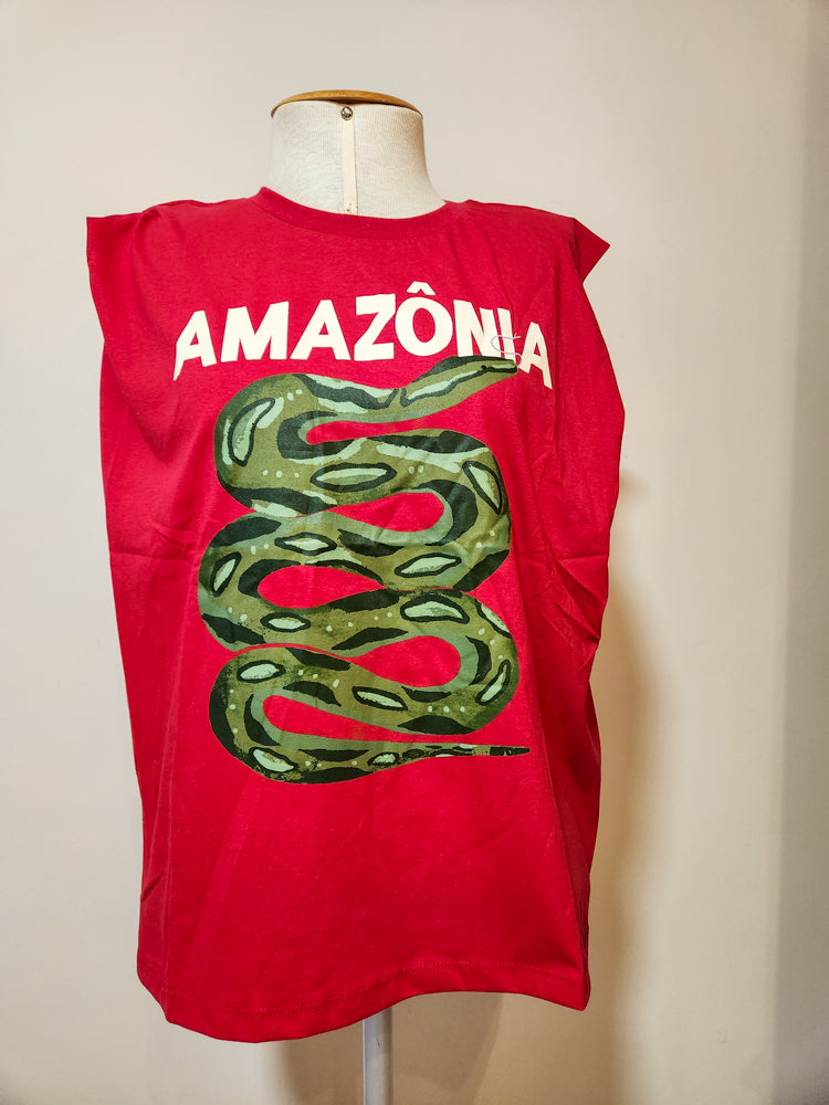 Regata Farm Amazônia Muscle Vermelha