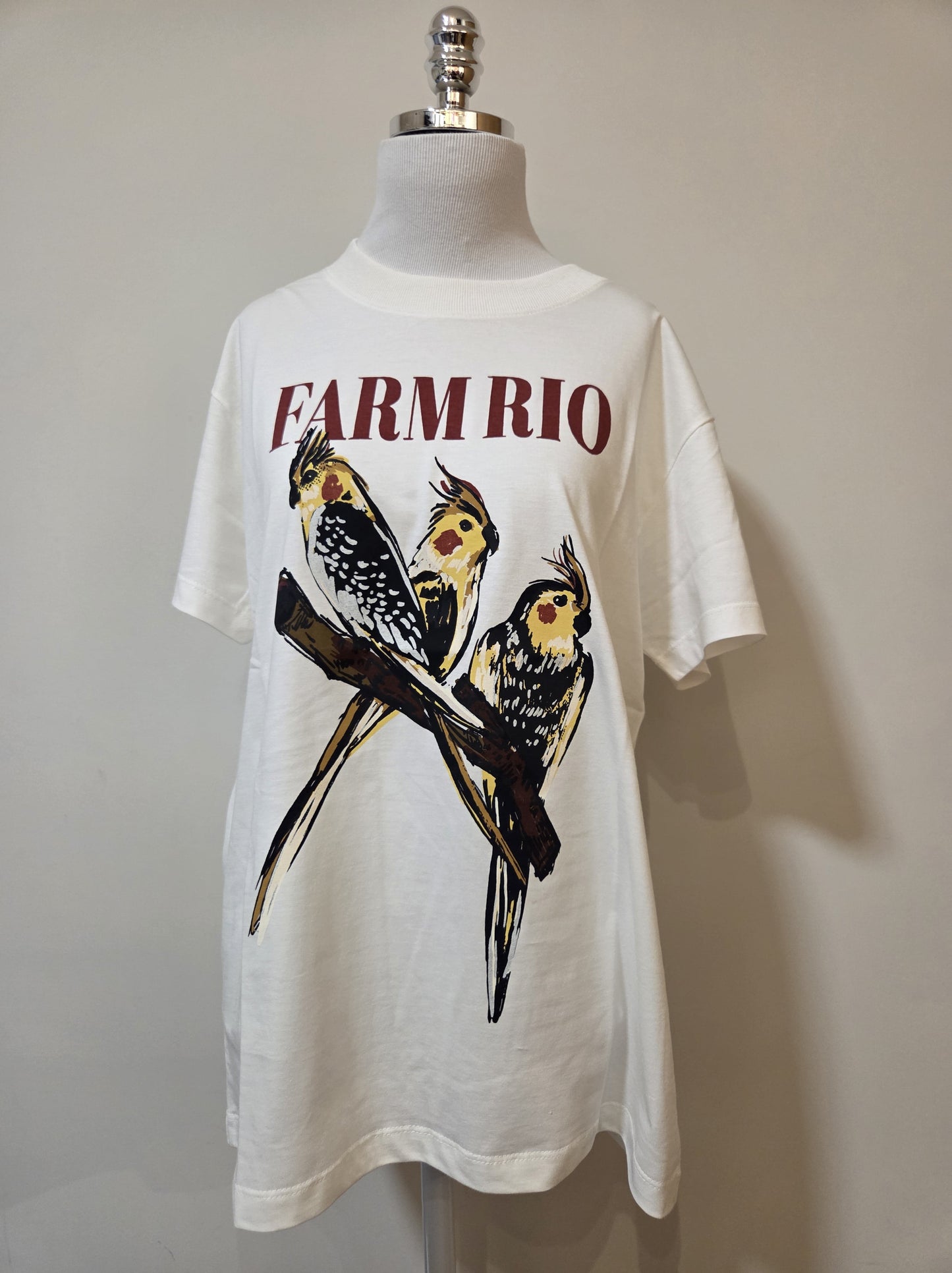 Camiseta Farm Calopsitas Fundo Branco