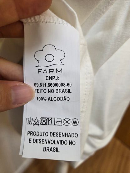 Camiseta Farm Mapa Rio De Janeiro - Modelagem Fit