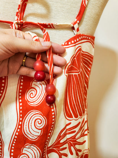 Vestido Farm Estampa Conchas