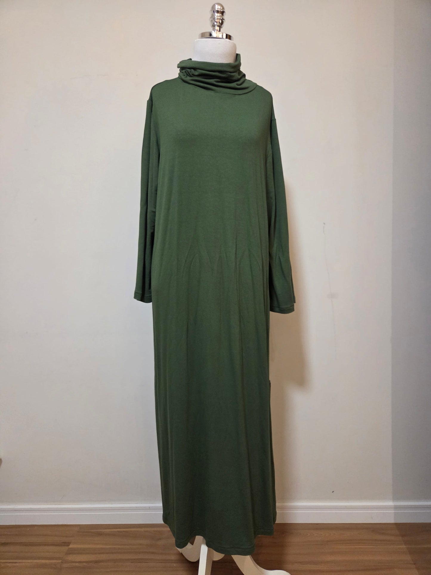 Vestido Friga Verde Musgo
