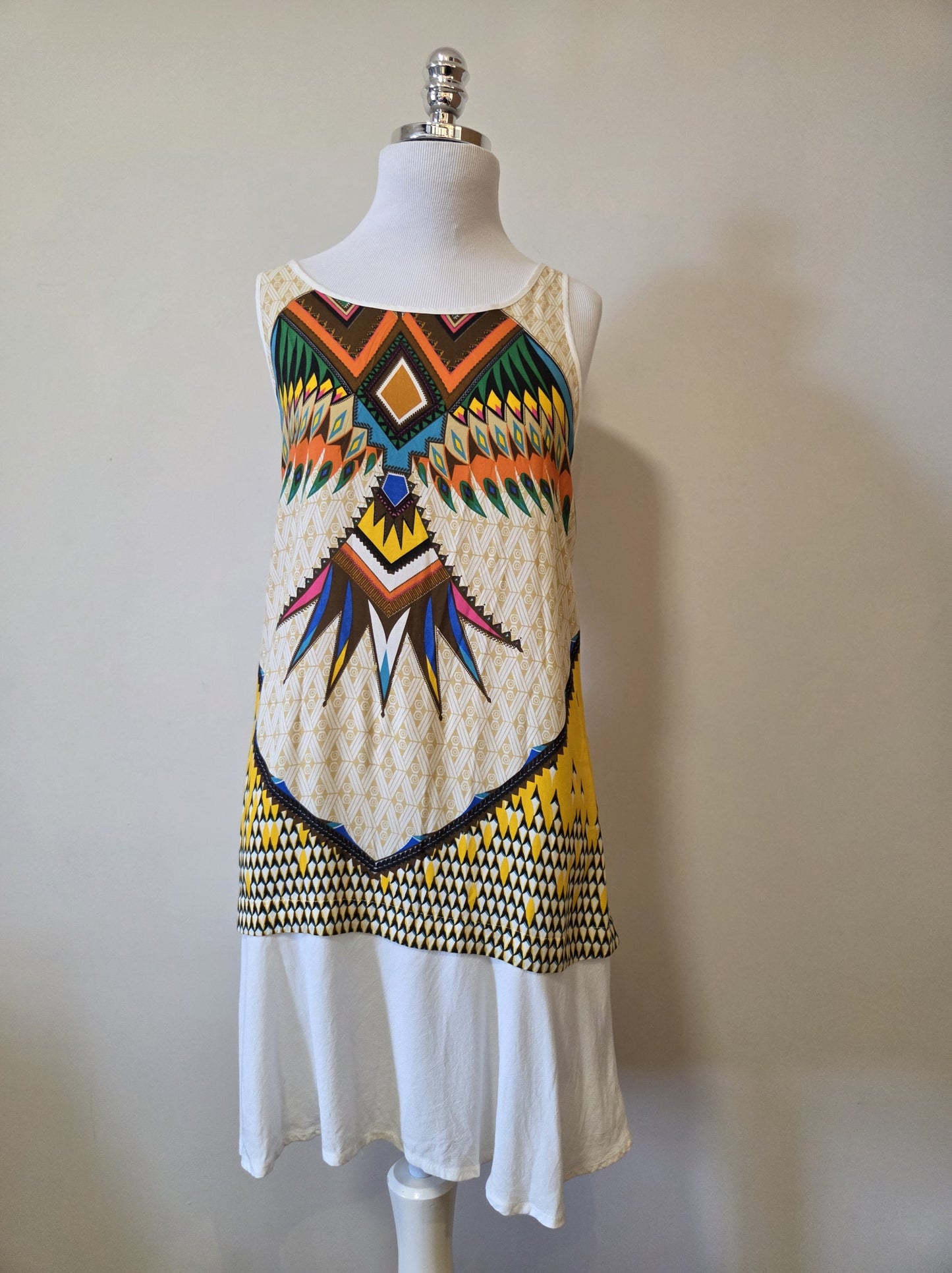 Vestido Farm Curto Étnica