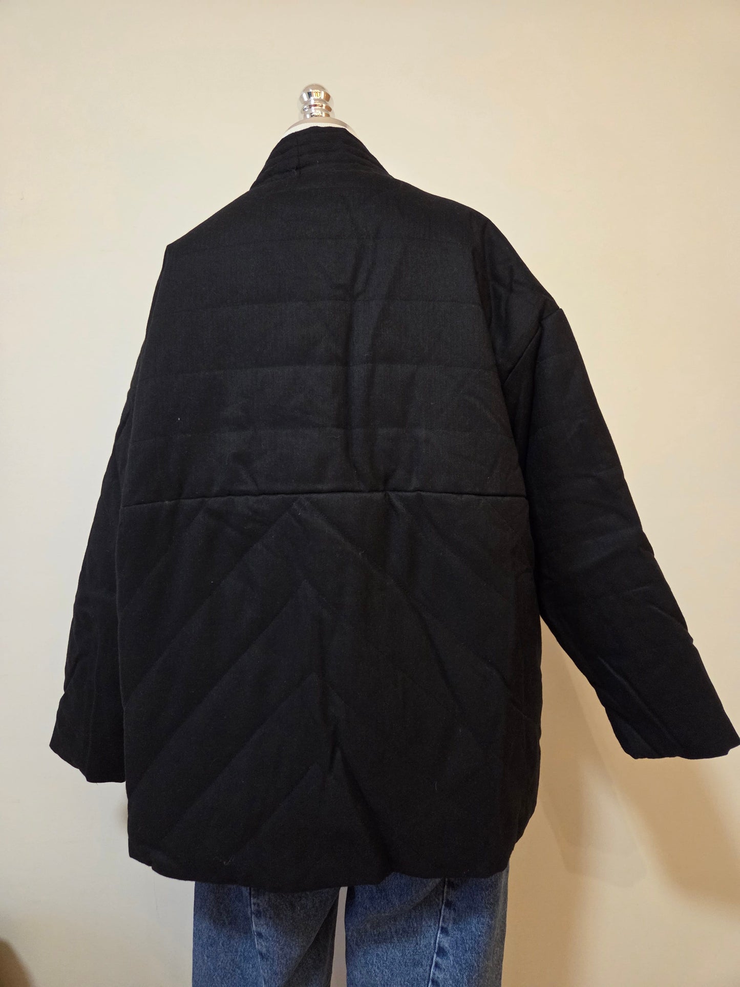 Casaco Kimono de Moletom Hering Preto