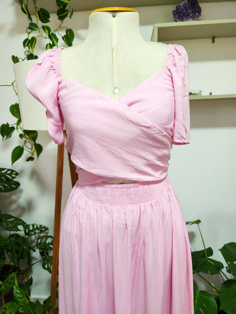 Vestido Antix Rosa Claro 2 em 1