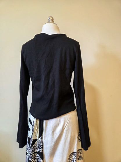 Blusa Farm Floral com Amarração Frontal