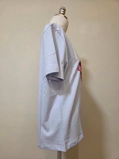 Camiseta Farm Fit Flores e Passarinho