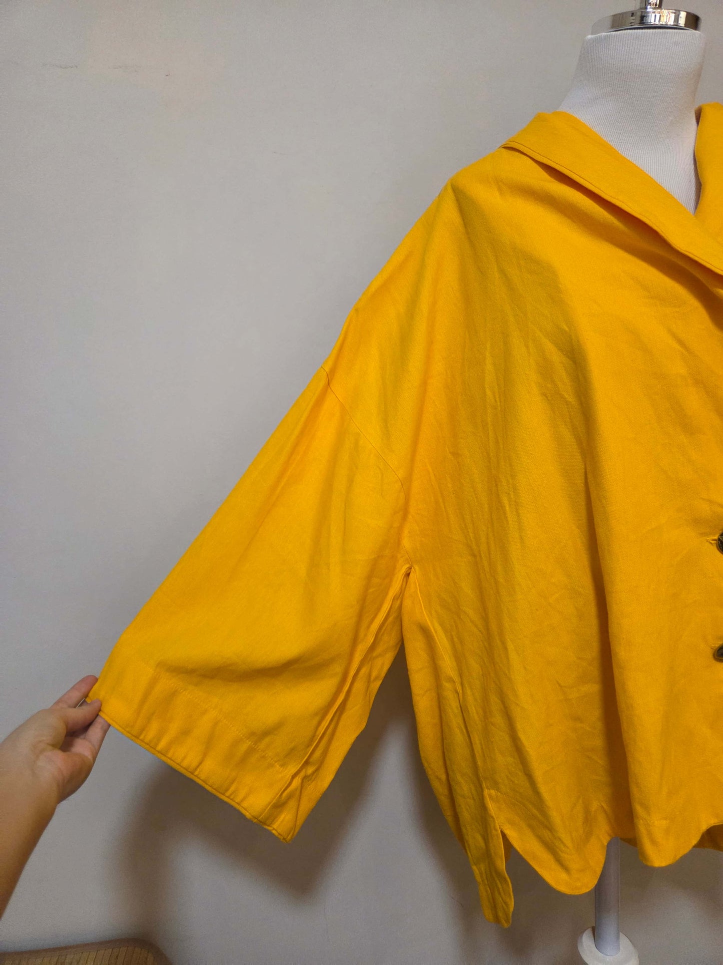 Blazer Farm Kimono Amarelo Nectarina