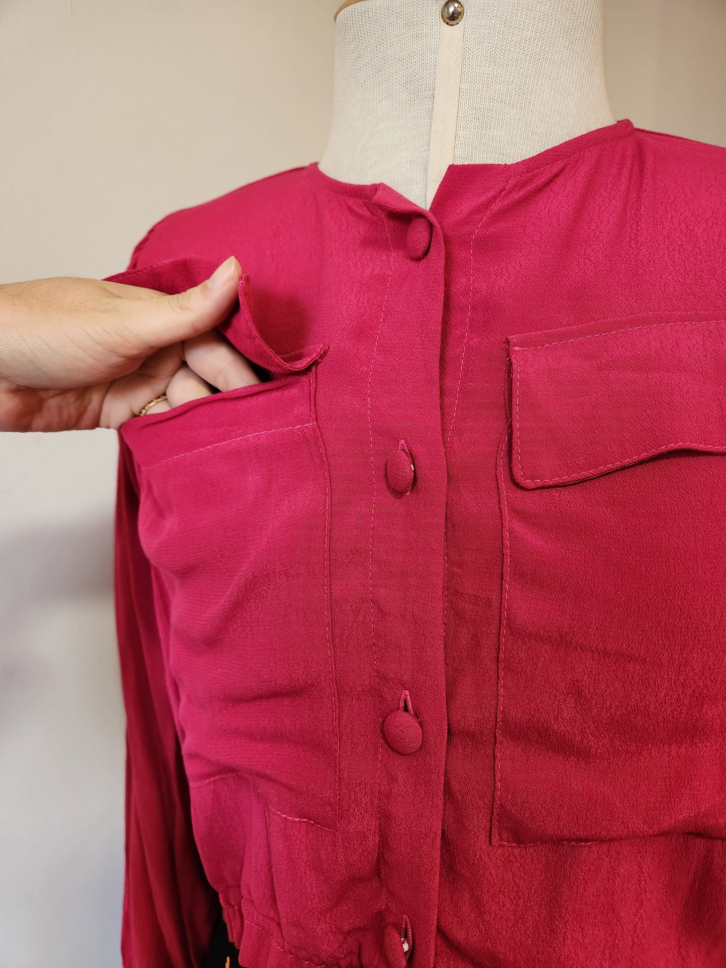 Camisa Farm Rosa Klim