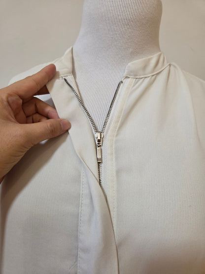 Camisa Outfit Bag Off-White Crepe