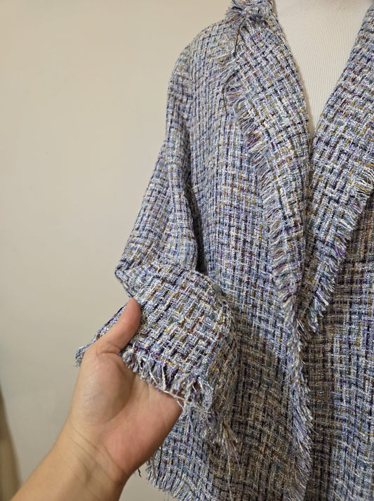 Blazer Iolanda Tweed Tons de Lilás