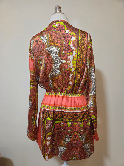 Blusinha TVZ Estampada Floral e Listras | Ombros Vazados