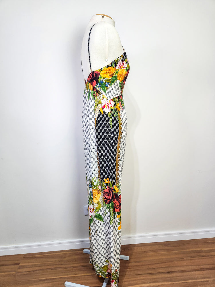 Macacão Farm Estampa Floral Pantalona