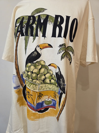 Camiseta Farm Tucanos e Coco Gelado