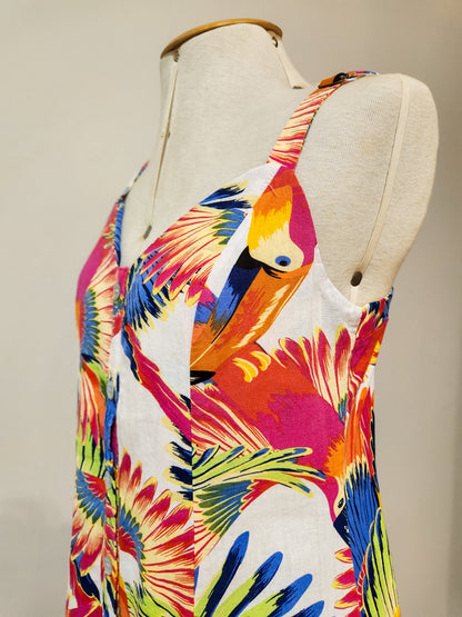 Vestido Farm Curto Tucanos Pintados