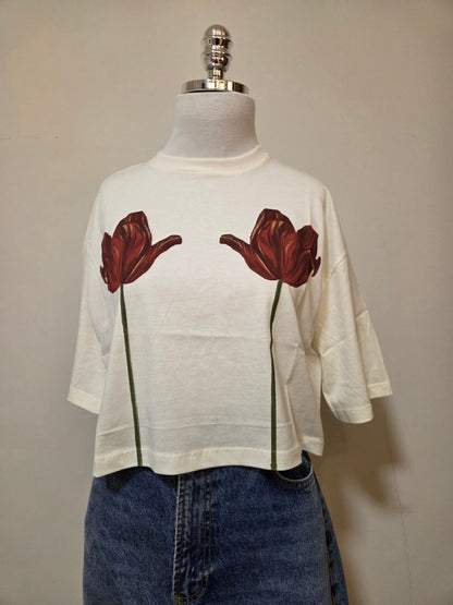 Blusinha Farm Cropped Selva de Flor