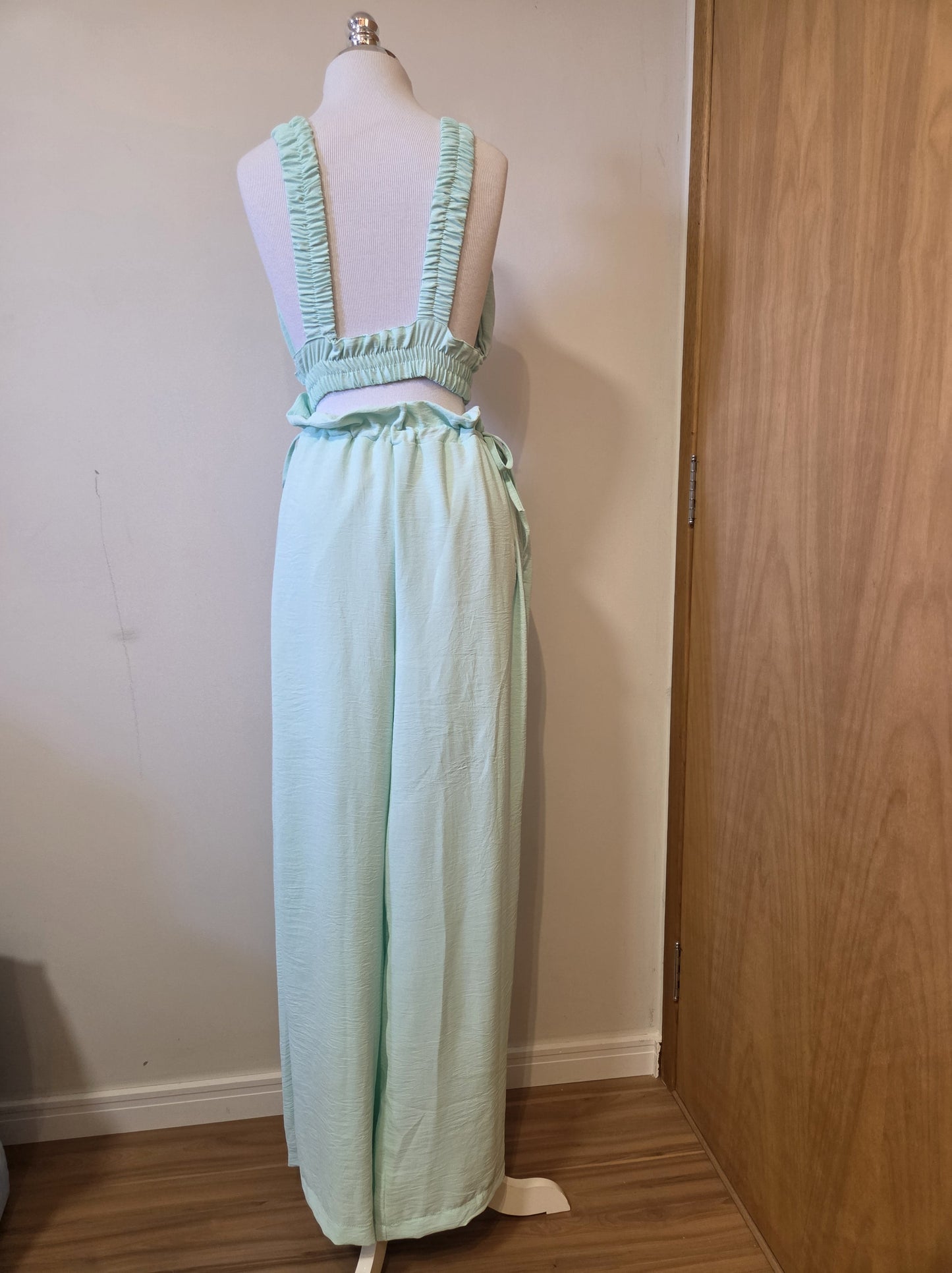 Conjunto Rosa Boneca Verde Menta