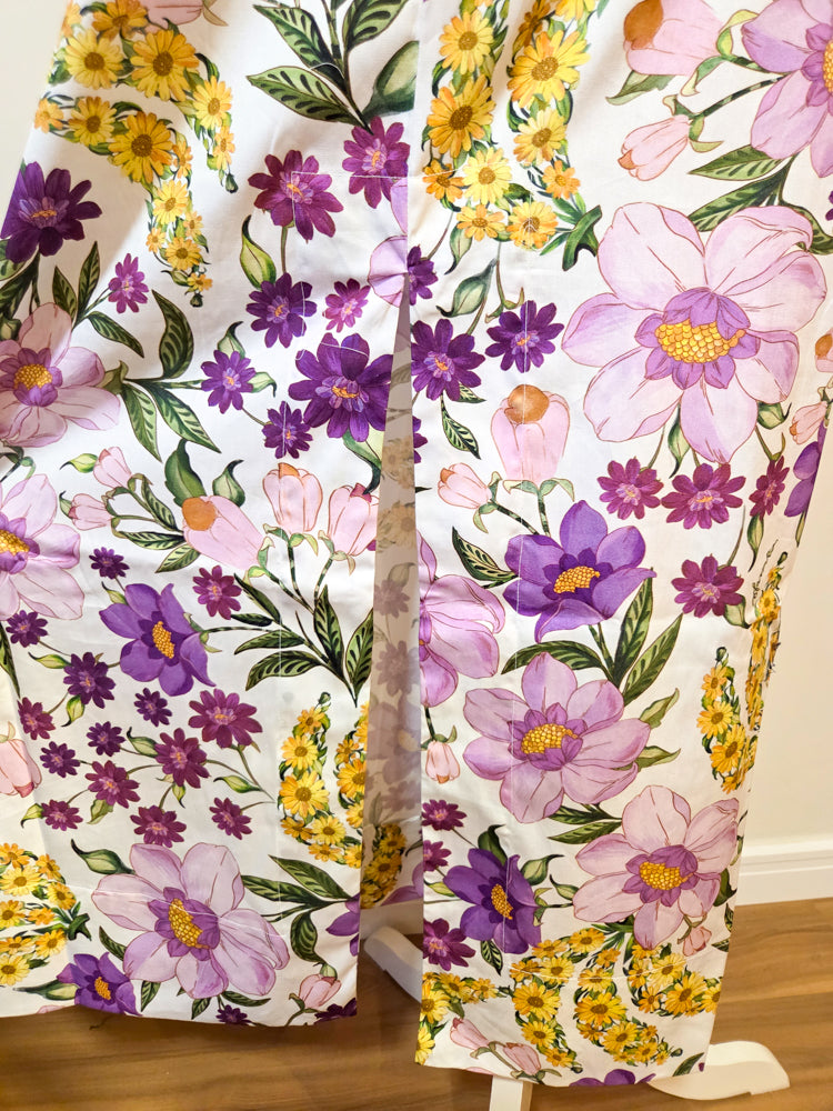 Vestido Farm Roxo Floral