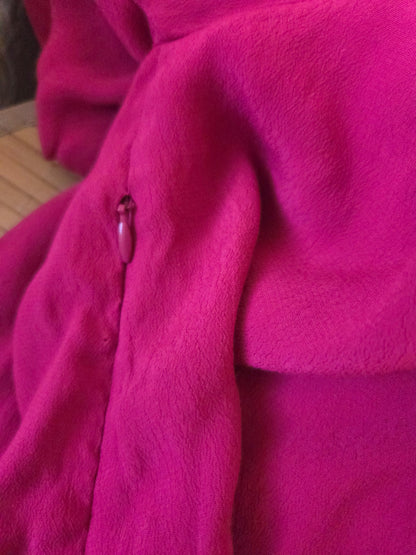 Vestido Farm Curto Franzido Ombro Só Rosa Klim