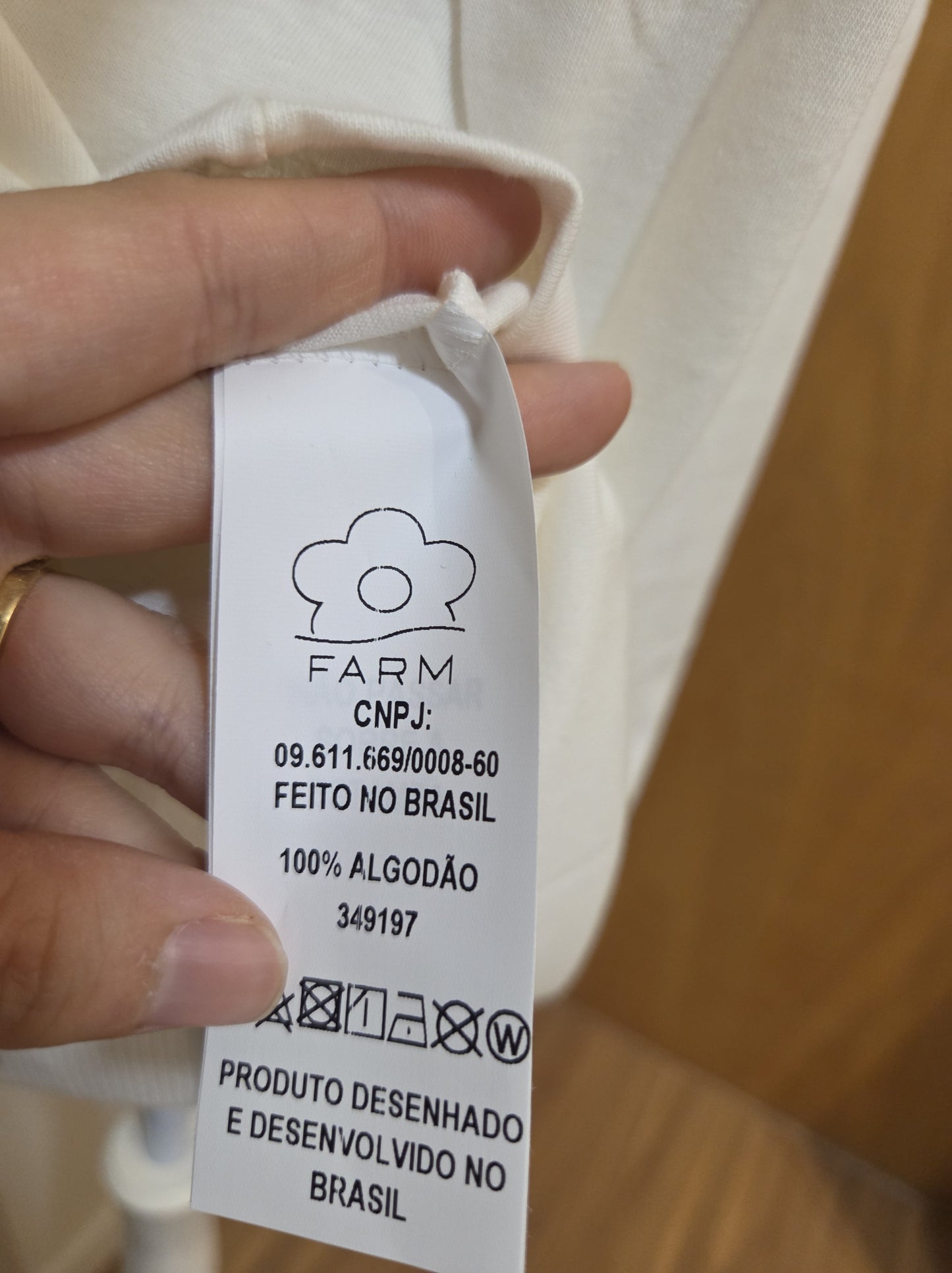 Camiseta Farm Rio Praia Estampa Preta