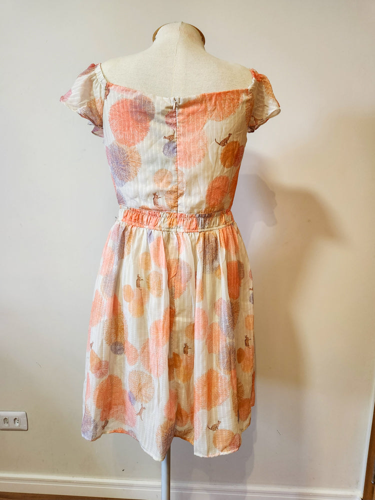 Vestido Antix Curto Estampa Sossego