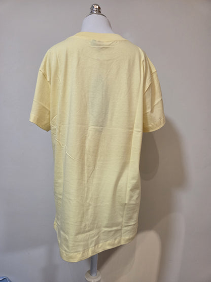 Camiseta Farm Bicicleta e Araras Fundo Amarelo