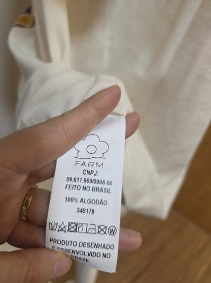 Camiseta Farm Tucanos e Coco Gelado