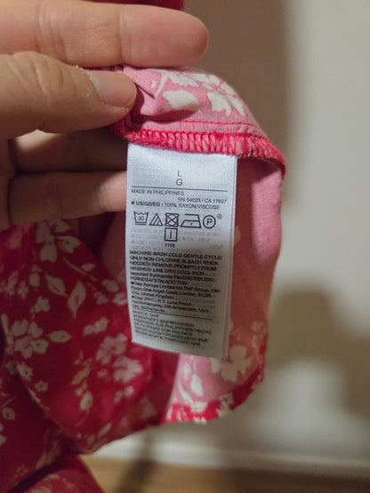 Vestido GAP Floral Rosa