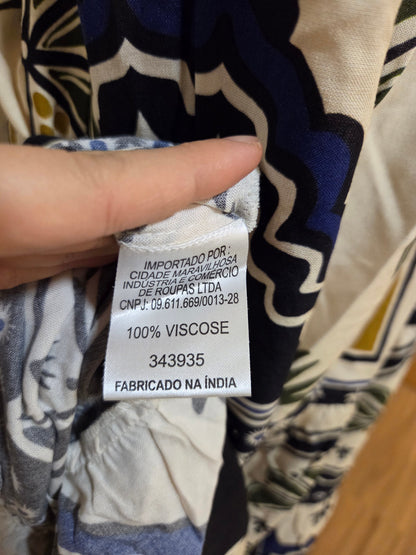 Vestido Farm Jardim Tropical Longo