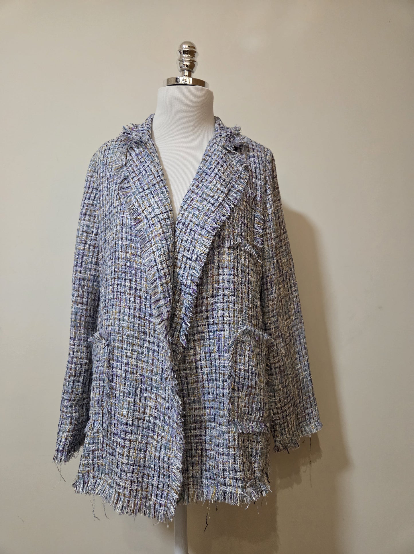 Blazer Iolanda Tweed Tons de Lilás