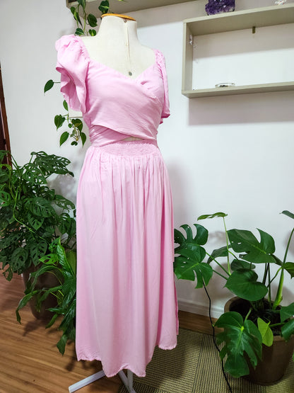 Vestido Antix Rosa Claro 2 em 1
