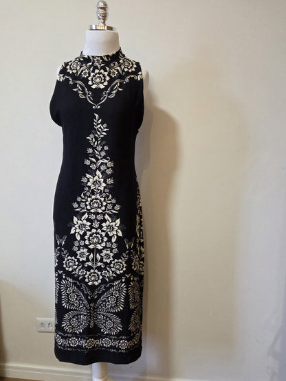 Vestido Farm Midi Canelado Borbolina