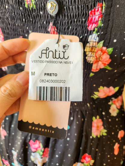 Vestido Antix Midi Passeio na Neve
