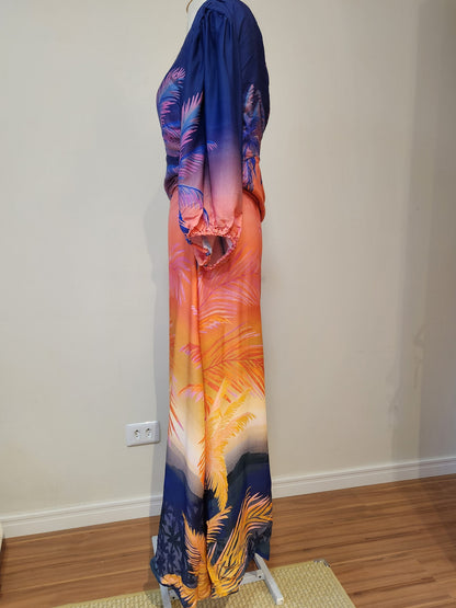 Vestido Farm Longo Estampa Sossego