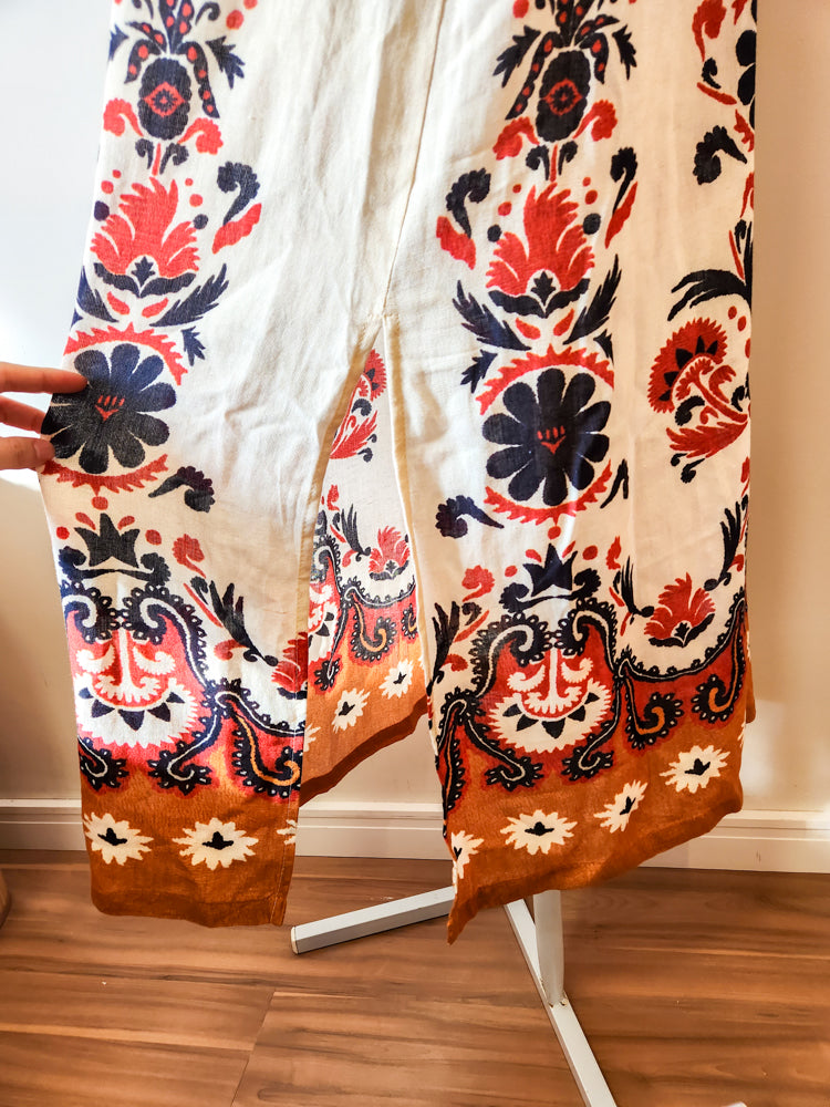 Vestido Farm Midi Tapete de Flor