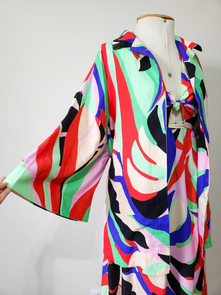 Kimono Farm Folhagens Frescas