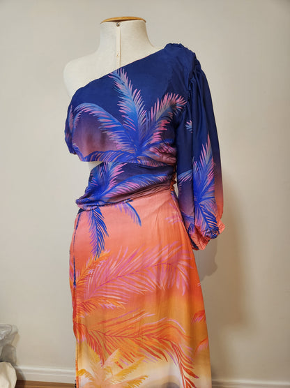 Vestido Farm Longo Estampa Sossego