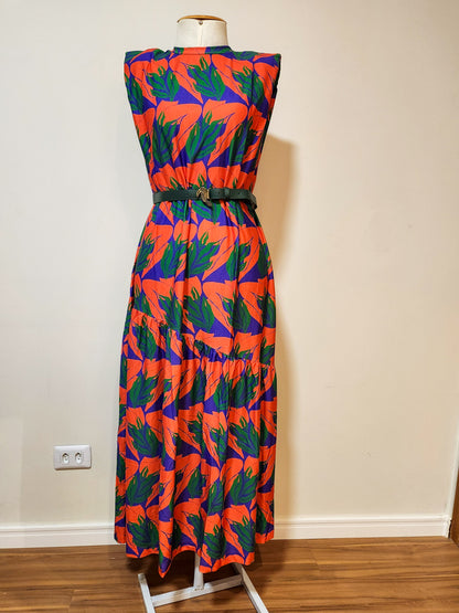 Vestido Farm Muscle Tee Folhagens