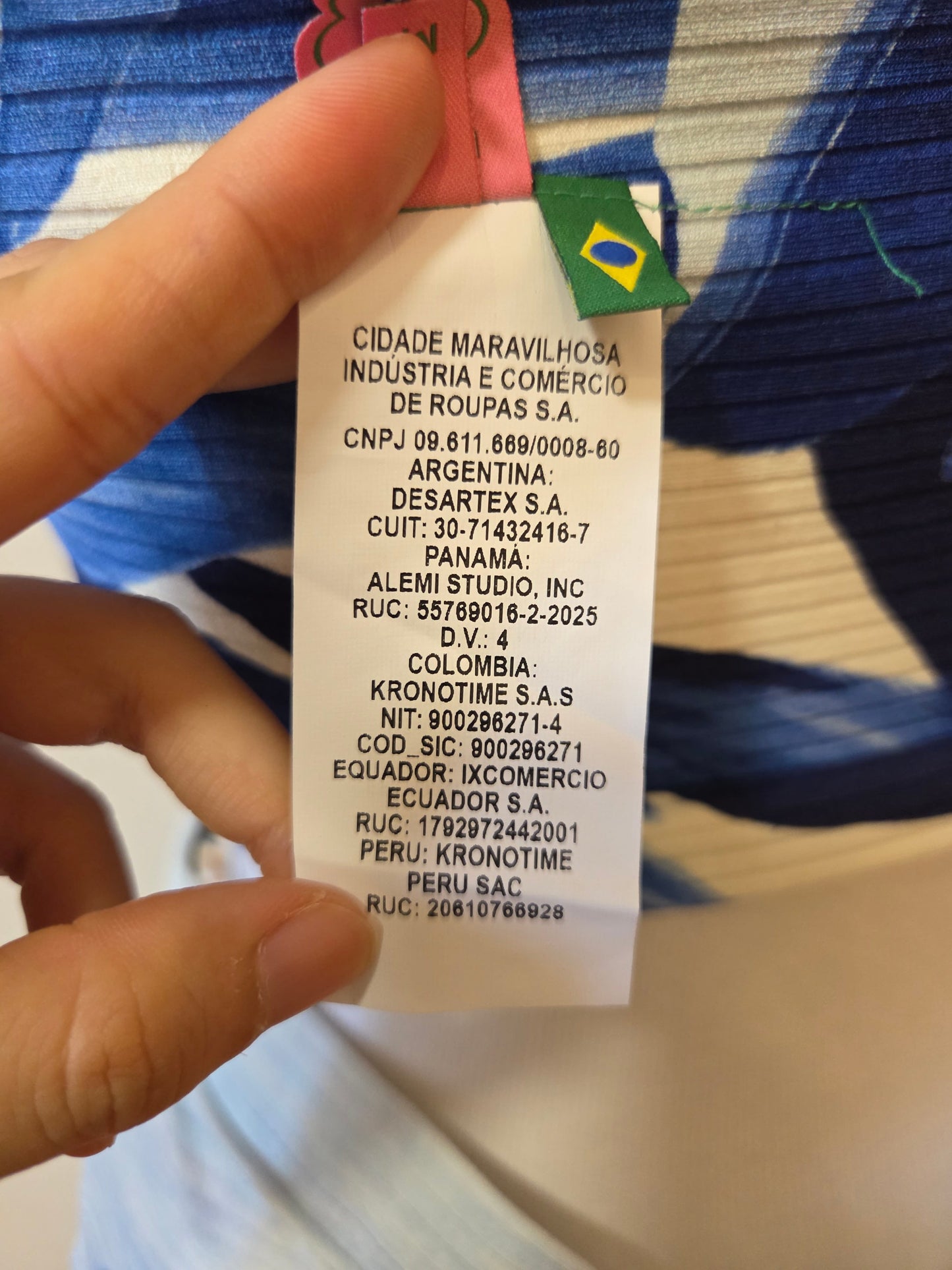 Conjunto Farm Top e Saia Rio Vintage - Azul