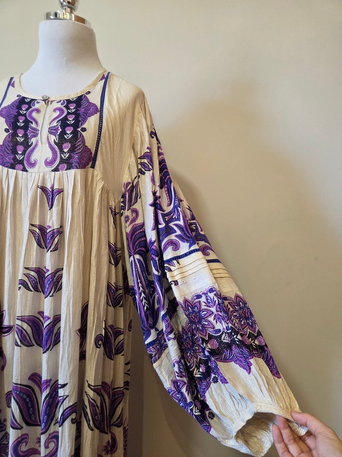 Vestido Farm Sevilha Fios de Lurex