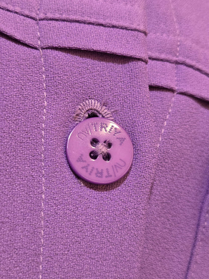 Camisa Nati Vozza Lilás Iris Modelo Fraser