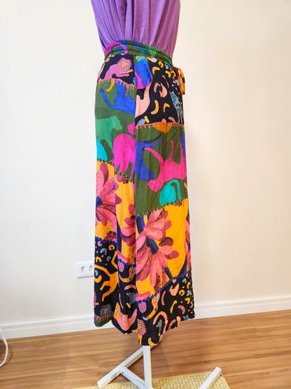 Saia Mercatto Estampada Midi