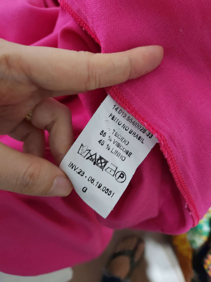 Blazer Feminino Rosa em Viscose e Linho – Dress To