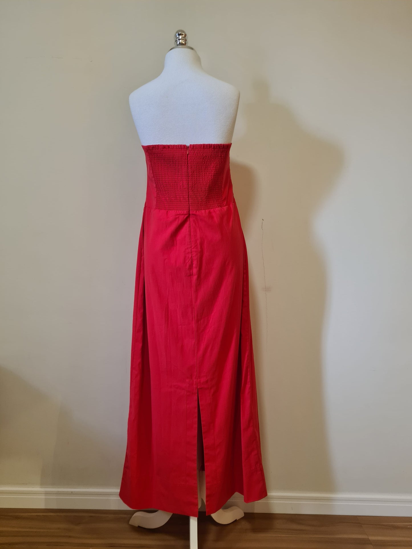 Vestido Farm Tomara que Caia Reto Vermelho