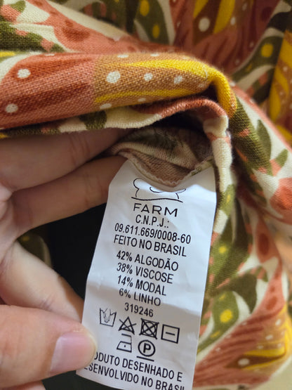 Blazer Farm Estampa Coqueirou