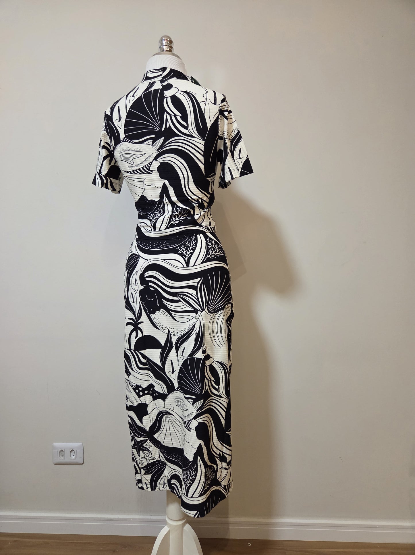 Conjunto Farm Blusinha e Saia Midi - Festa do Mar