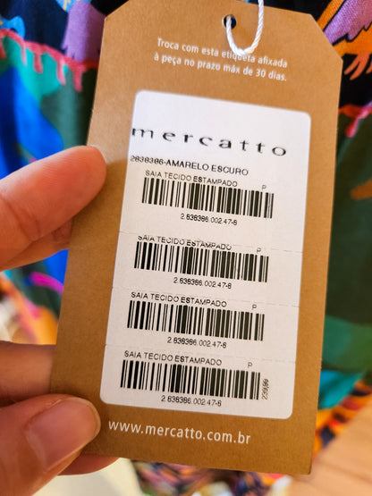 Saia Mercatto Estampada Midi