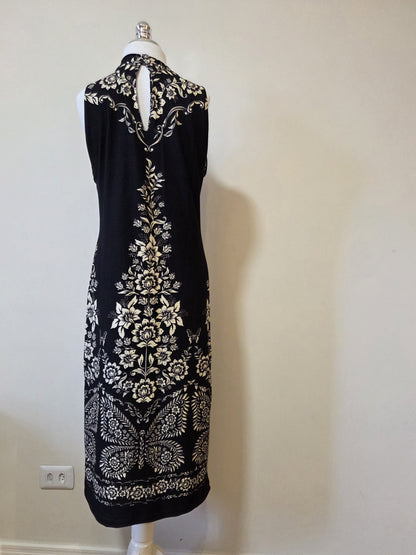 Vestido Farm Midi Canelado Borbolina
