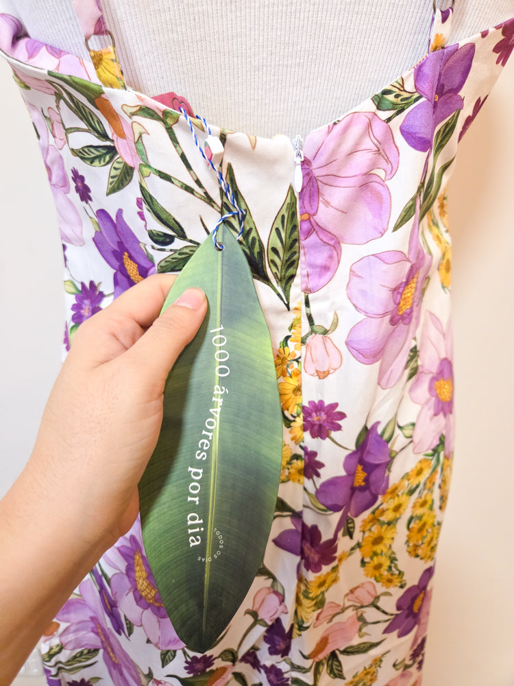 Vestido Farm Roxo Floral